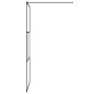 vidaXL Duschwand für Begehbare Dusche Schwarz 90x195cm Halbmatt ESG vidaXL Duschwand für Begehbare Dusche Schwarz 90x195cm Halbmatt ESG