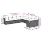 vidaXL 10-tlg. Garten-Sofagarnitur mit Kissen Beige Poly Rattan vidaXL 10-tlg. Garten-Sofagarnitur mit Kissen Beige Poly Rattan