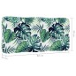 vidaXL Palettenkissen Blattmuster 80x40x12 cm Stoff vidaXL Palettenkissen Blattmuster 80x40x12 cm Stoff