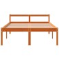 vidaXL Seniorenbett Wachsbraun 120x190 cm Massivholz Kiefer vidaXL Seniorenbett Wachsbraun 120x190 cm Massivholz Kiefer