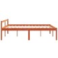 vidaXL Seniorenbett Wachsbraun 150x200 cm Massivholz Kiefer vidaXL Seniorenbett Wachsbraun 150x200 cm Massivholz Kiefer