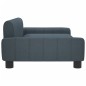 vidaXL Kindersofa Dunkelgrau 90x53x30 cm Stoff vidaXL Kindersofa Dunkelgrau 90x53x30 cm Stoff