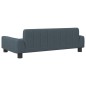 vidaXL Kindersofa Dunkelgrau 90x53x30 cm Stoff vidaXL Kindersofa Dunkelgrau 90x53x30 cm Stoff