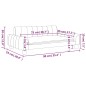 vidaXL Kindersofa Dunkelgrau 90x53x30 cm Stoff vidaXL Kindersofa Dunkelgrau 90x53x30 cm Stoff