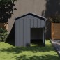 vidaXL Hundehütte mit Dach Anthrazit 117x153x123cm Verzinkter Stahl vidaXL Hundehütte mit Dach Anthrazit 117x153x123cm Verzinkter Stahl