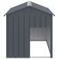 vidaXL Hundehütte mit Dach Anthrazit 117x153x123cm Verzinkter Stahl vidaXL Hundehütte mit Dach Anthrazit 117x153x123cm Verzinkter Stahl