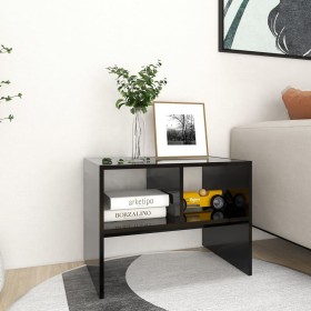 vidaXL Beistelltisch Schwarz 60x40x45 cm Holzwerkstoff