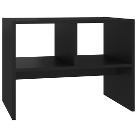 vidaXL Beistelltisch Schwarz 60x40x45 cm Holzwerkstoff