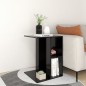 vidaXL Beistelltisch Schwarz 60x40x45 cm Holzwerkstoff vidaXL Beistelltisch Schwarz 60x40x45 cm Holzwerkstoff