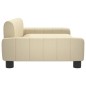 vidaXL Hundebett Creme 90x53x30 cm Stoff vidaXL Hundebett Creme 90x53x30 cm Stoff