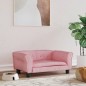 vidaXL Hundebett Rosa 70x45x30 cm Samt vidaXL Hundebett Rosa 70x45x30 cm Samt