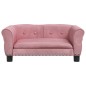 vidaXL Hundebett Rosa 70x45x30 cm Samt vidaXL Hundebett Rosa 70x45x30 cm Samt