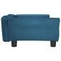 vidaXL Hundebett Blau 95x55x30 cm Samt vidaXL Hundebett Blau 95x55x30 cm Samt