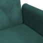 vidaXL Schlafsofa mit Armlehnen Dunkelgrün Samt vidaXL Schlafsofa mit Armlehnen Dunkelgrün Samt