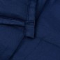 vidaXL Gewichtsdecke Blau 220x260 cm 11 kg Stoff vidaXL Gewichtsdecke Blau 220x260 cm 11 kg Stoff