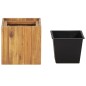 vidaXL Garten-Hochbeet 24,5x24,5x25 cm Massivholz Akazie vidaXL Garten-Hochbeet 24,5x24,5x25 cm Massivholz Akazie