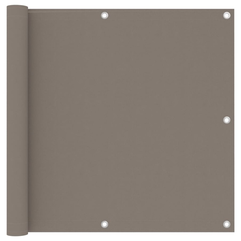 vidaXL Balkon-Sichtschutz Taupe 90x400 cm Oxford-Gewebe vidaXL Balkon-Sichtschutz Taupe 90x400 cm Oxford-Gewebe