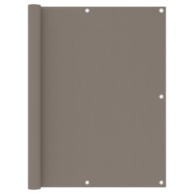 vidaXL Balkon-Sichtschutz Taupe 120x500 cm Oxford-Gewebe