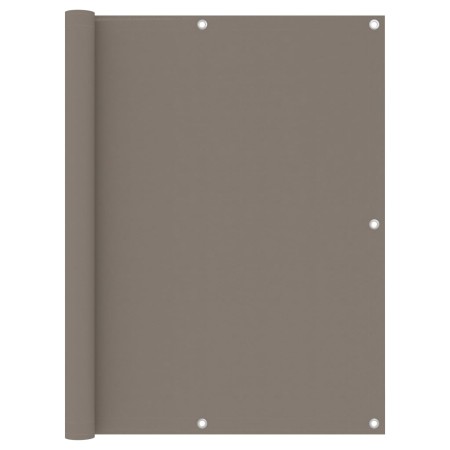 vidaXL Balkon-Sichtschutz Taupe 120x500 cm Oxford-Gewebe