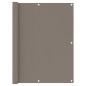 vidaXL Balkon-Sichtschutz Taupe 120x500 cm Oxford-Gewebe vidaXL Balkon-Sichtschutz Taupe 120x500 cm Oxford-Gewebe