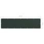 vidaXL Balkon-Sichtschutz Dunkelgrün 75x300 cm Oxford-Gewebe vidaXL Balkon-Sichtschutz Dunkelgrün 75x300 cm Oxford-Gewebe