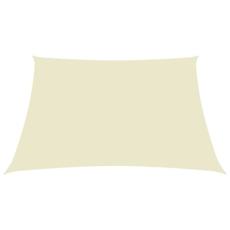 vidaXL Sonnensegel Oxford-Gewebe Rechteckig 2x3 m Creme