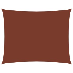vidaXL Sonnensegel Oxford-Gewebe Rechteckig 2x3,5 m Terrakotta-Rot