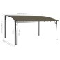 vidaXL Garten-Sonnenschutz 4x3x2,55 m Taupe vidaXL Garten-Sonnenschutz 4x3x2,55 m Taupe