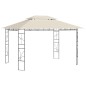 vidaXL Pavillon 4x3x2,7 m Creme 160 g/m² vidaXL Pavillon 4x3x2,7 m Creme 160 g/m²