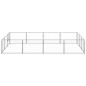 vidaXL Hundezwinger Silbern 12 m² Stahl vidaXL Hundezwinger Silbern 12 m² Stahl