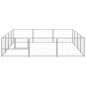 vidaXL Hundezwinger Silbern 12 m² Stahl vidaXL Hundezwinger Silbern 12 m² Stahl
