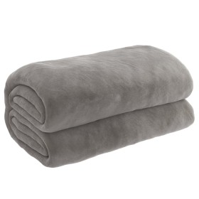 vidaXL Gewichtsdecke mit Bezug Grau 120x180 cm 5 kg Stoff