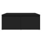 vidaXL Couchtisch Schwarz 80x80x31 cm Holzwerkstoff vidaXL Couchtisch Schwarz 80x80x31 cm Holzwerkstoff
