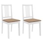 vidaXL 3-tlg. Essgruppe MDF Weiß vidaXL 3-tlg. Essgruppe MDF Weiß
