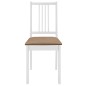 vidaXL 3-tlg. Essgruppe MDF Weiß vidaXL 3-tlg. Essgruppe MDF Weiß