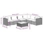 vidaXL 7-tlg. Garten-Lounge-Set mit Kissen Poly Rattan Grau vidaXL 7-tlg. Garten-Lounge-Set mit Kissen Poly Rattan Grau