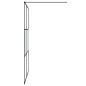 vidaXL Duschwand für Begehbare Dusche Schwarz 140x195 cm Halbmatt ESG vidaXL Duschwand für Begehbare Dusche Schwarz 140x195 cm Halbmatt ESG