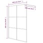 vidaXL Duschwand für Begehbare Dusche Schwarz 140x195 cm Matt ESG-Glas vidaXL Duschwand für Begehbare Dusche Schwarz 140x195 cm Matt ESG-Glas