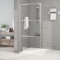 vidaXL Duschwand für Begehbare Dusche Silbern 90x195cm ESG-Klarglas vidaXL Duschwand für Begehbare Dusche Silbern 90x195cm ESG-Klarglas