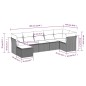 vidaXL 7-tlg. Garten-Sofagarnitur mit Kissen Beige Poly Rattan vidaXL 7-tlg. Garten-Sofagarnitur mit Kissen Beige Poly Rattan