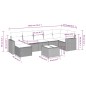 vidaXL 8-tlg. Garten-Sofagarnitur mit Kissen Beige Poly Rattan vidaXL 8-tlg. Garten-Sofagarnitur mit Kissen Beige Poly Rattan