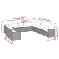 vidaXL 11-tlg. Garten-Sofagarnitur mit Kissen Schwarz Poly Rattan vidaXL 11-tlg. Garten-Sofagarnitur mit Kissen Schwarz Poly Rattan
