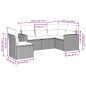vidaXL 5-tlg. Garten-Sofagarnitur mit Kissen Schwarz Poly Rattan vidaXL 5-tlg. Garten-Sofagarnitur mit Kissen Schwarz Poly Rattan