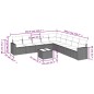vidaXL 10-tlg. Garten-Sofagarnitur mit Kissen Beige Poly Rattan vidaXL 10-tlg. Garten-Sofagarnitur mit Kissen Beige Poly Rattan