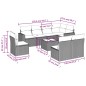 vidaXL 9-tlg. Garten-Sofagarnitur mit Kissen Beige Poly Rattan vidaXL 9-tlg. Garten-Sofagarnitur mit Kissen Beige Poly Rattan