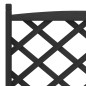 vidaXL Pflanzkübel mit Spalier Schwarz Massivholz Tanne vidaXL Pflanzkübel mit Spalier Schwarz Massivholz Tanne