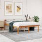 vidaXL Seniorenbett Wachsbraun 140x190 cm Massivholz Kiefer vidaXL Seniorenbett Wachsbraun 140x190 cm Massivholz Kiefer