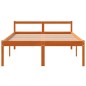 vidaXL Seniorenbett Wachsbraun 140x190 cm Massivholz Kiefer vidaXL Seniorenbett Wachsbraun 140x190 cm Massivholz Kiefer