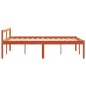 vidaXL Seniorenbett Wachsbraun 140x190 cm Massivholz Kiefer vidaXL Seniorenbett Wachsbraun 140x190 cm Massivholz Kiefer
