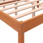 vidaXL Seniorenbett Wachsbraun 140x190 cm Massivholz Kiefer vidaXL Seniorenbett Wachsbraun 140x190 cm Massivholz Kiefer